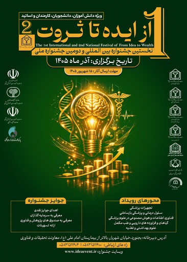 نخستین جشنواره بین المللی و دومین جشنواره ملی از ایده تا ثروت